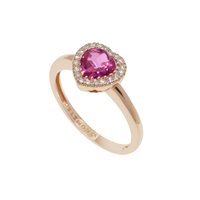 Anello Comete Donna Fantasia Di Topazio in Oro rosa Topazio ANB2592
